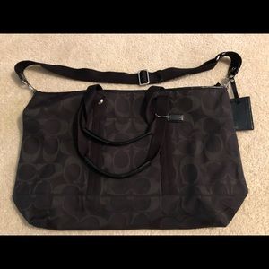 Like new Coach carryon or travel bag.
